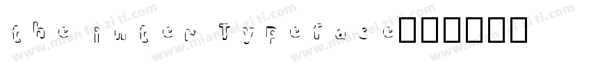 the inter Typeface字体转换